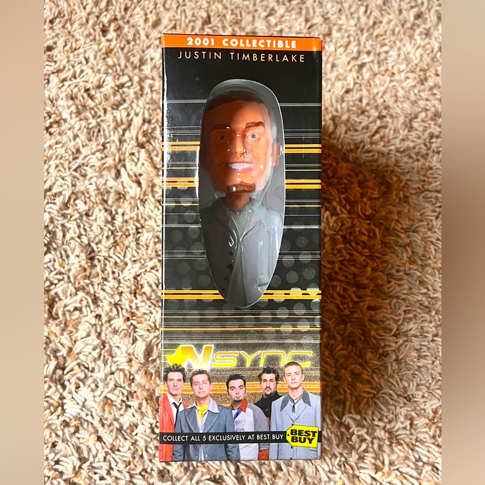 Justin Timberlake-Vintage 2001 Best Buy~NIB Bobblehead